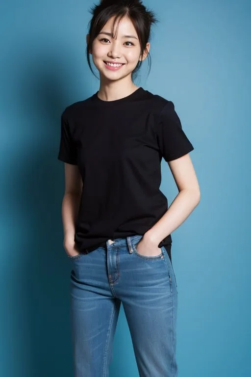 AI美女グラビアの構図プロンプト 基本ショット8選の生成例