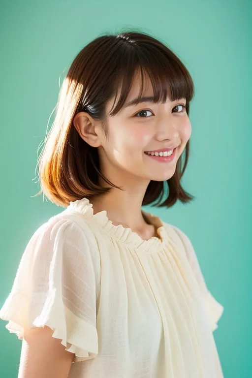 AI美女グラビアの構図プロンプト 基本ショット8選の生成例