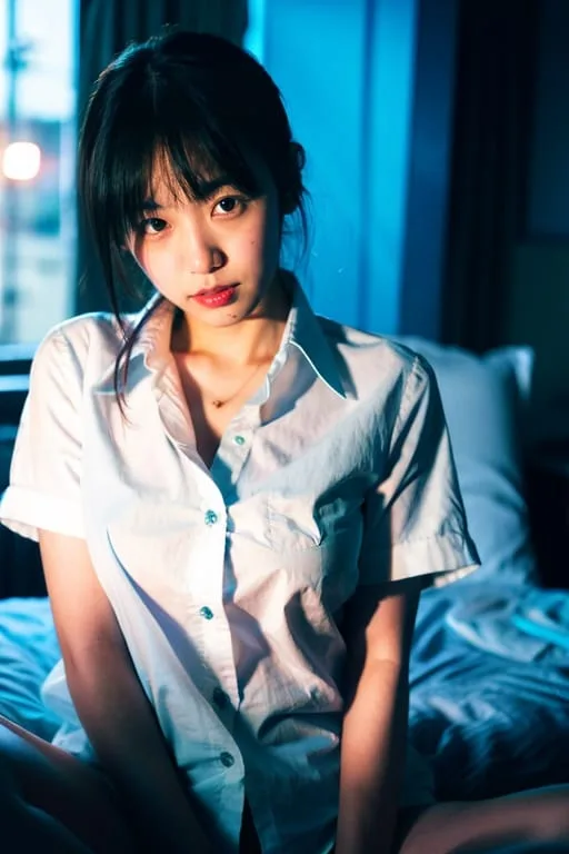 ライティングでAI美女グラビアに差をつける画像生成プロンプトの生成例