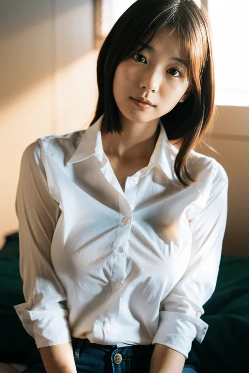 ライティングでAI美女グラビアに差をつける画像生成プロンプトの生成例