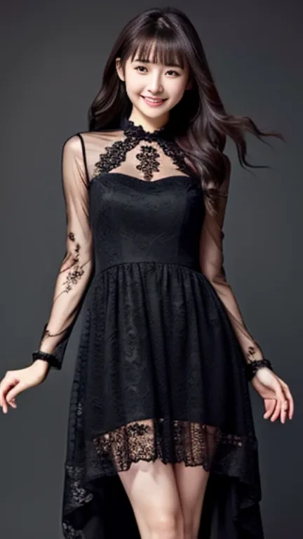 lace dress（レースドレス）の生成例