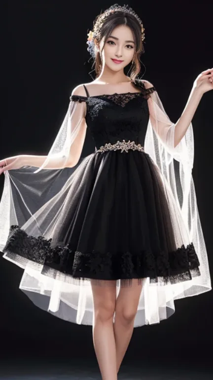 tulle dress（チュールドレス）の生成例