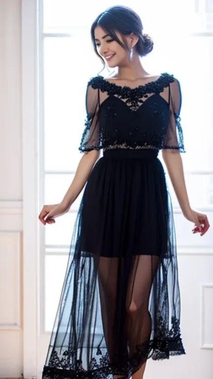 tulle dress（チュールドレス）の生成例