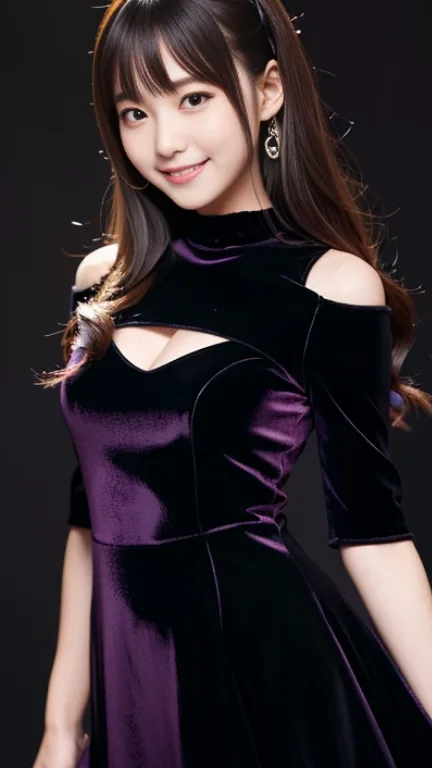 velvet dress（ベルベットドレス）の生成例