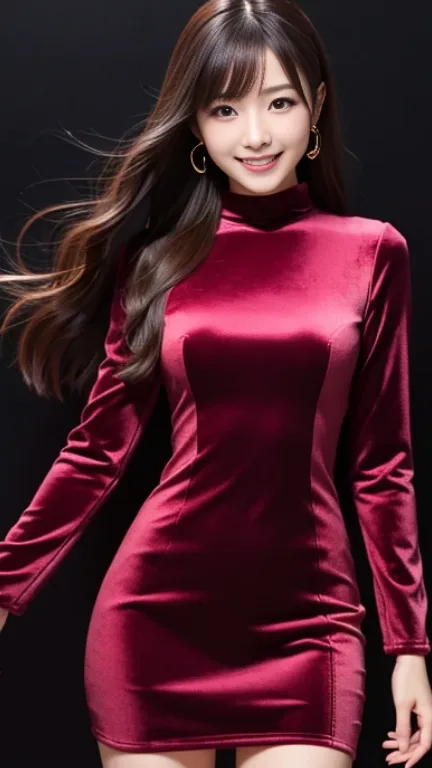 velvet dress（ベルベットドレス）の生成例