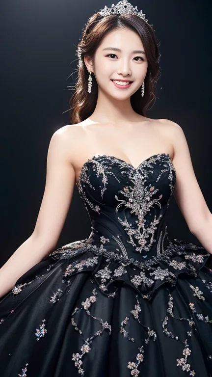 ball gown dress（ボールガウンドレス）の生成例