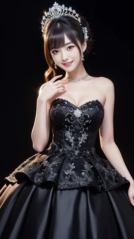 ball gown dress（ボールガウンドレス）の生成例