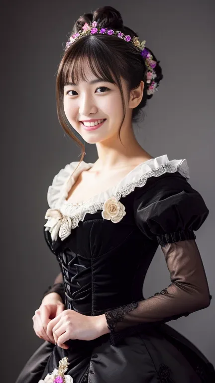 victorian dress（ヴィクトリアンドレス）の生成例