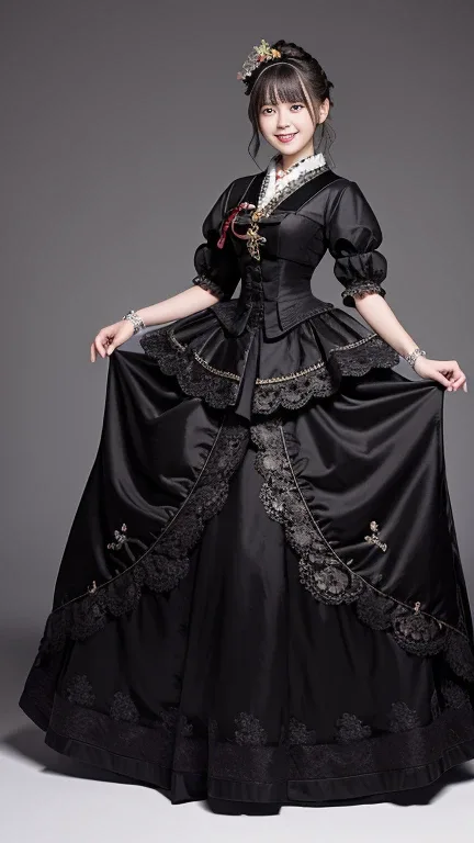 victorian dress（ヴィクトリアンドレス）の生成例