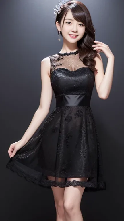 cocktail party dress（カクテルパーティードレス）の生成例