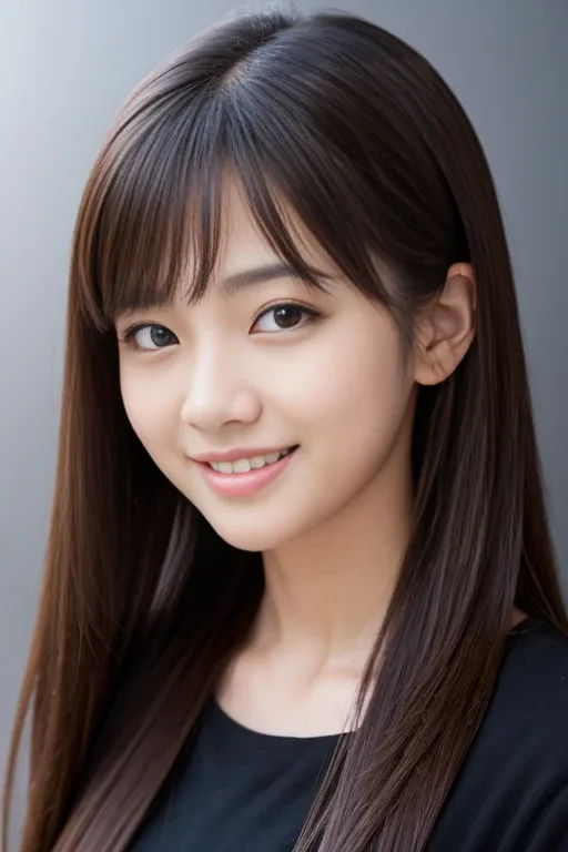 smile：普通の笑顔の生成例