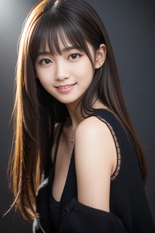 smile：普通の笑顔の生成例