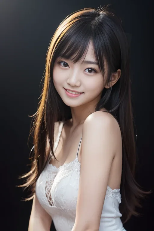 seductive smile：魅惑的な笑顔の生成例