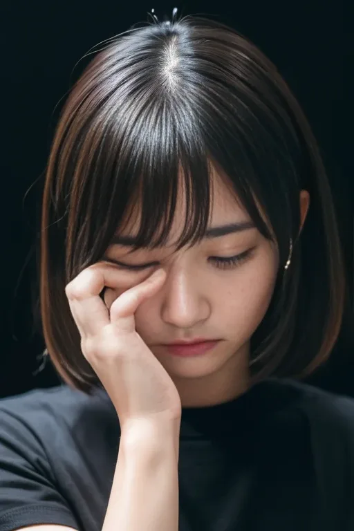 crying：泣いているの生成例