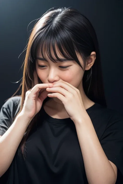 crying：泣いているの生成例