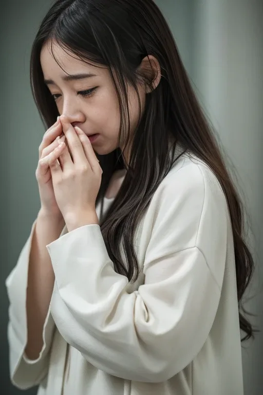 weeping：しくしく泣くの生成例