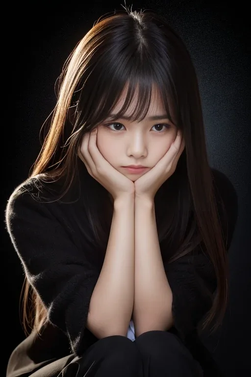 heartbroken：失恋したような悲しみの生成例