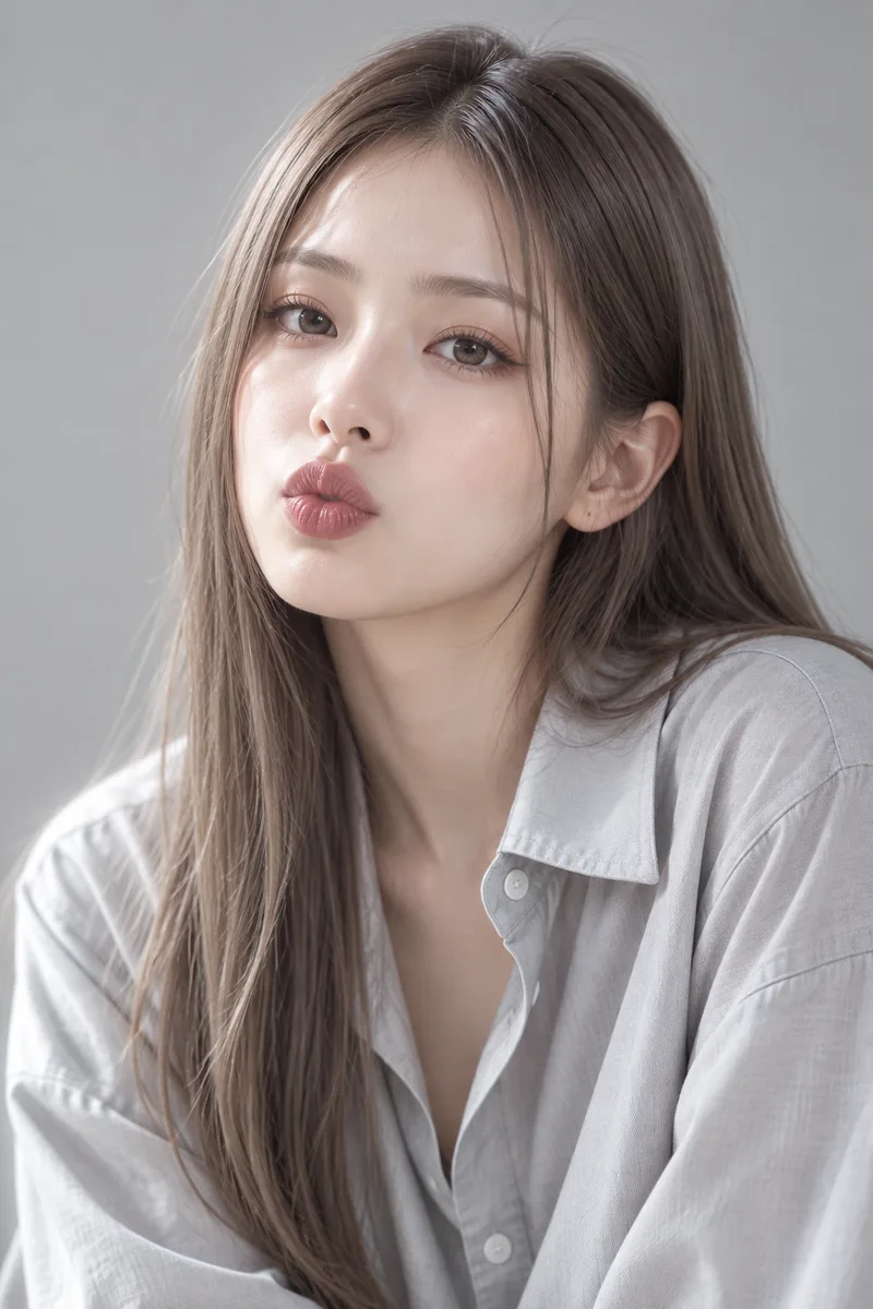 puckered lipsで生成した例（2枚目）