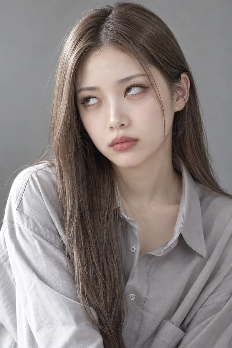 rolling her eyesで生成した例（4枚目）