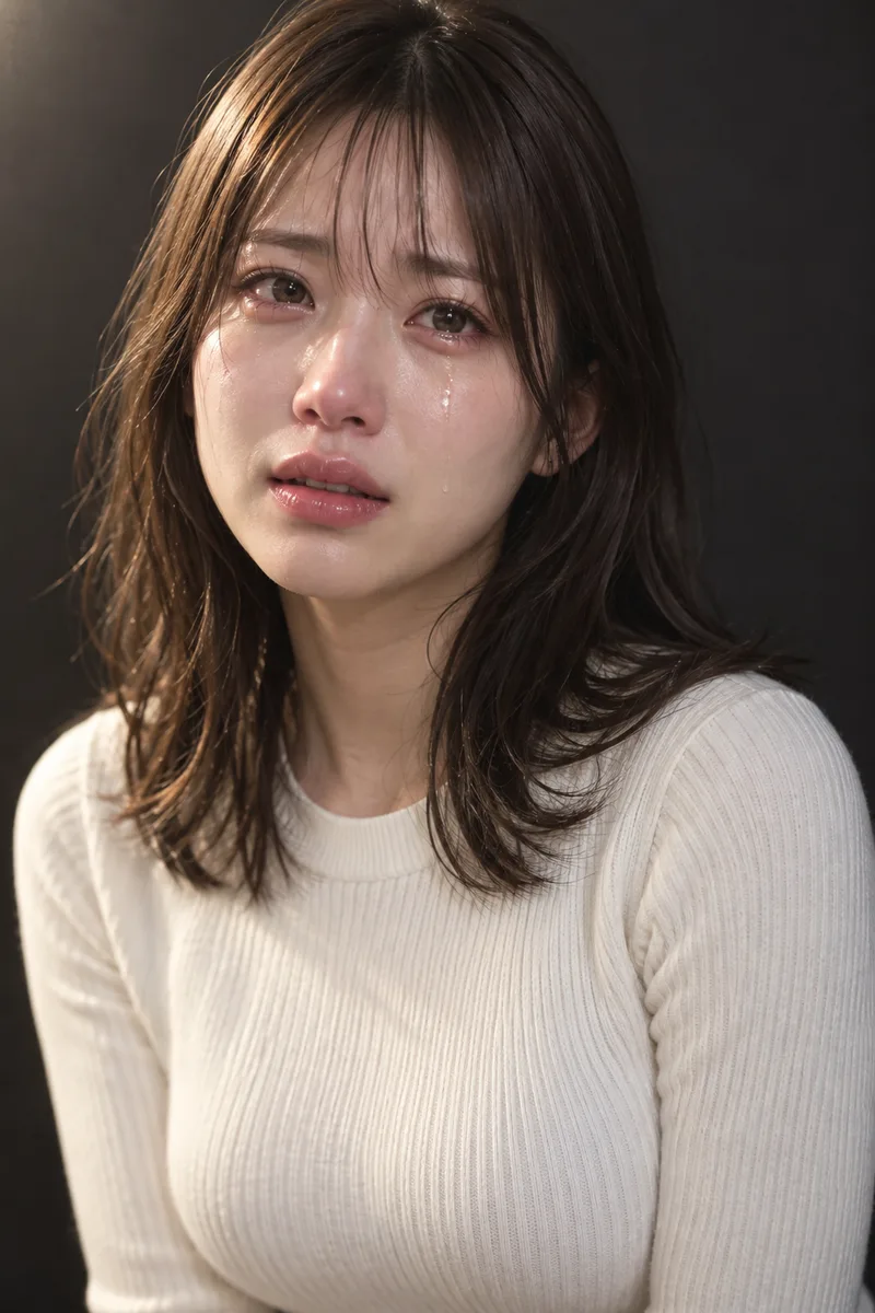 crying を足して生成した例（2枚目）