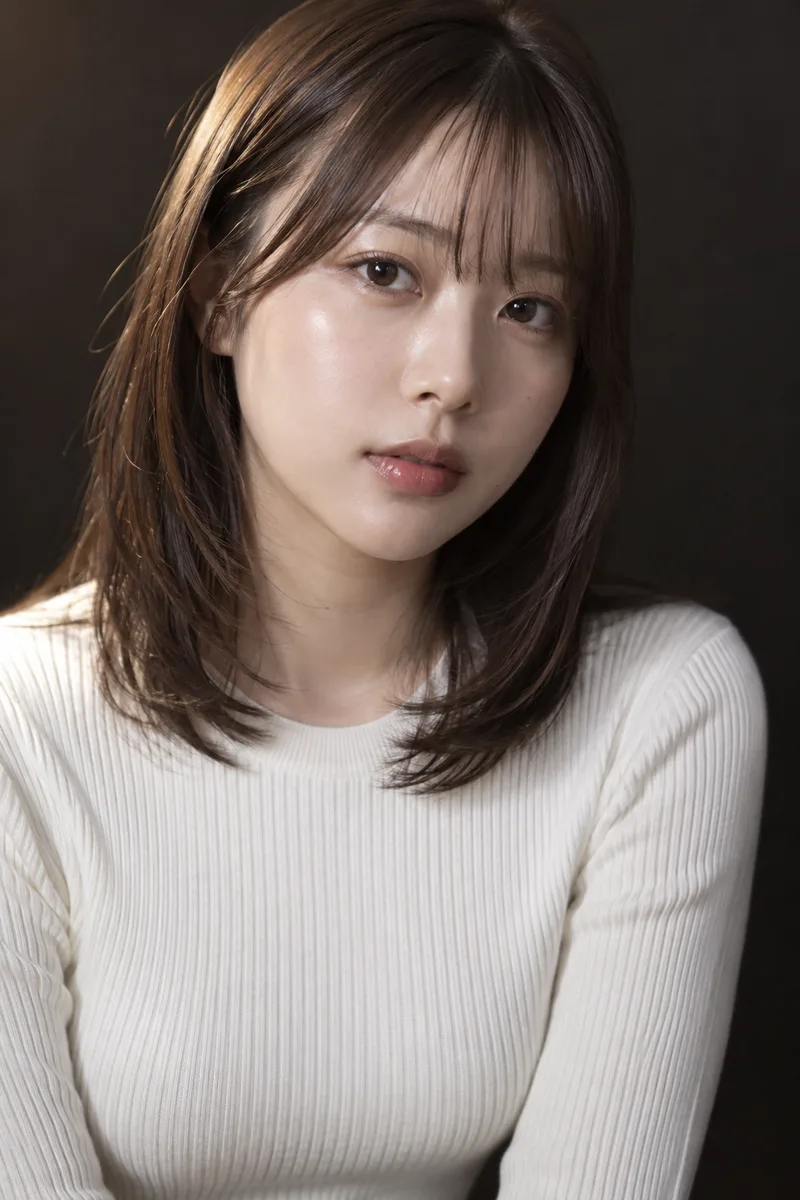 力の抜けた真顔の生成例