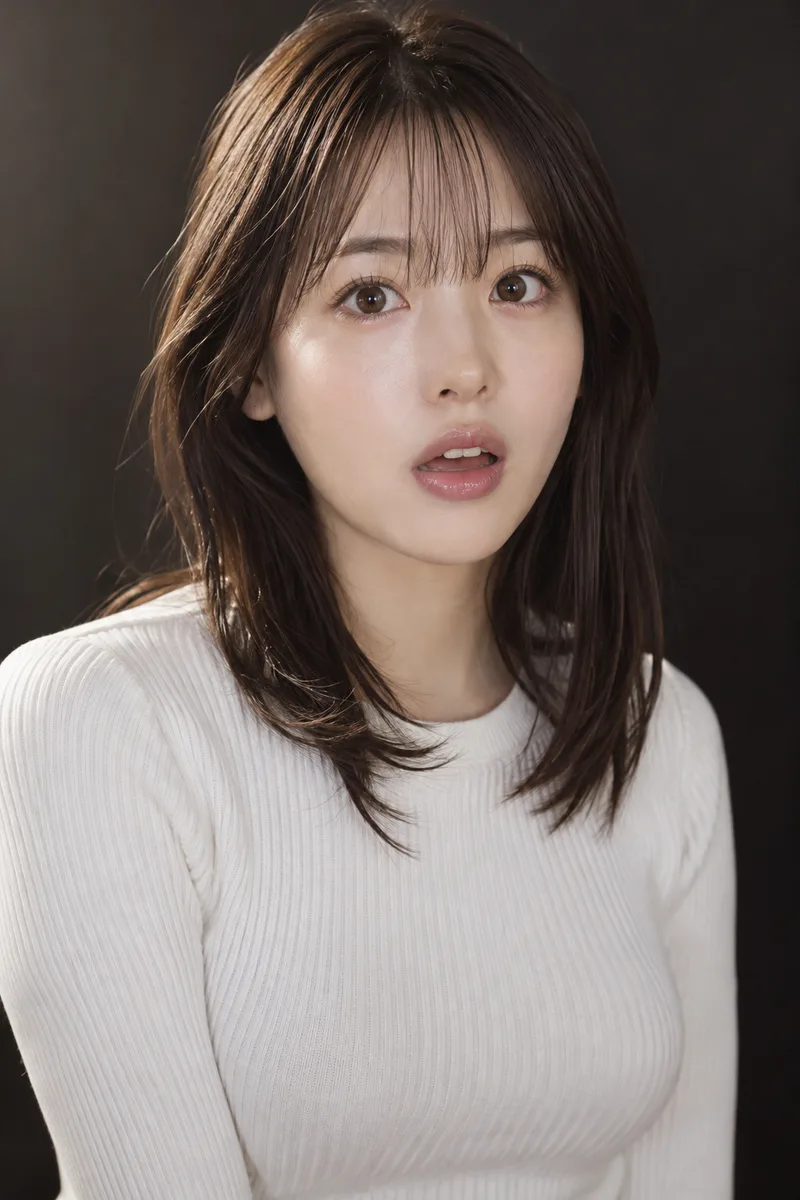 surprised face を足して生成した例（2枚目）