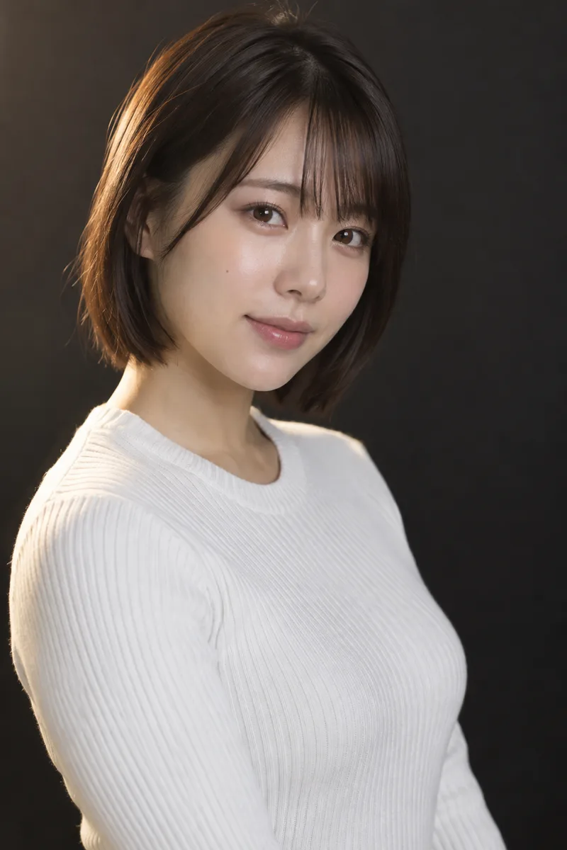bob cut を足して生成した例（2枚目）