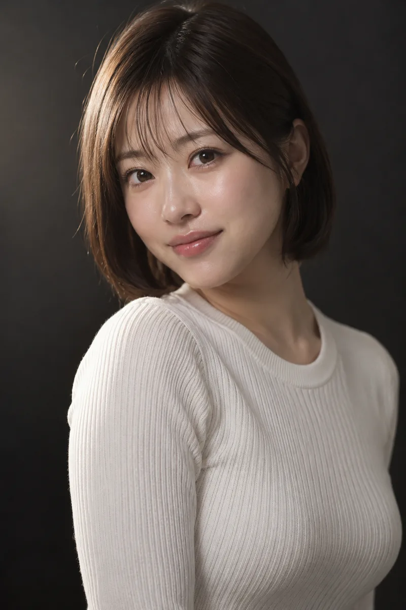 bob cut を足して生成した例（3枚目）