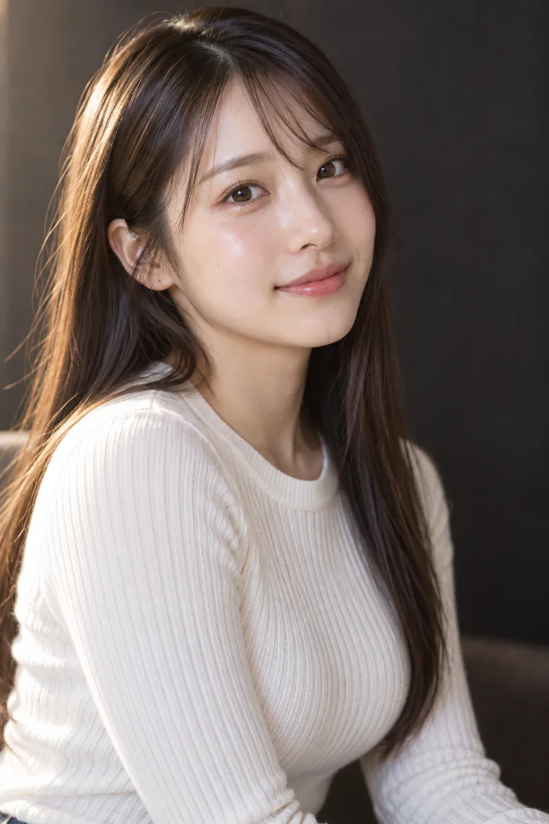 long straight hair を足して生成した例（4枚目）