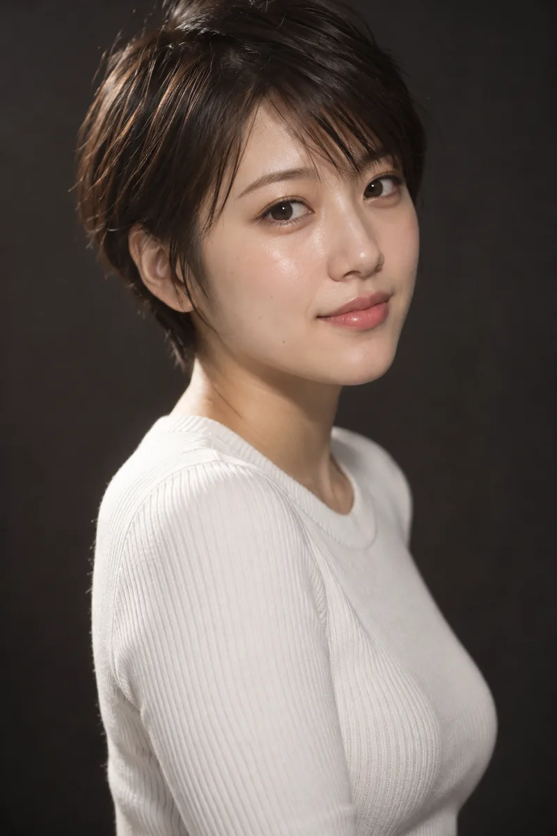 pixie cut を足して生成した例（2枚目）