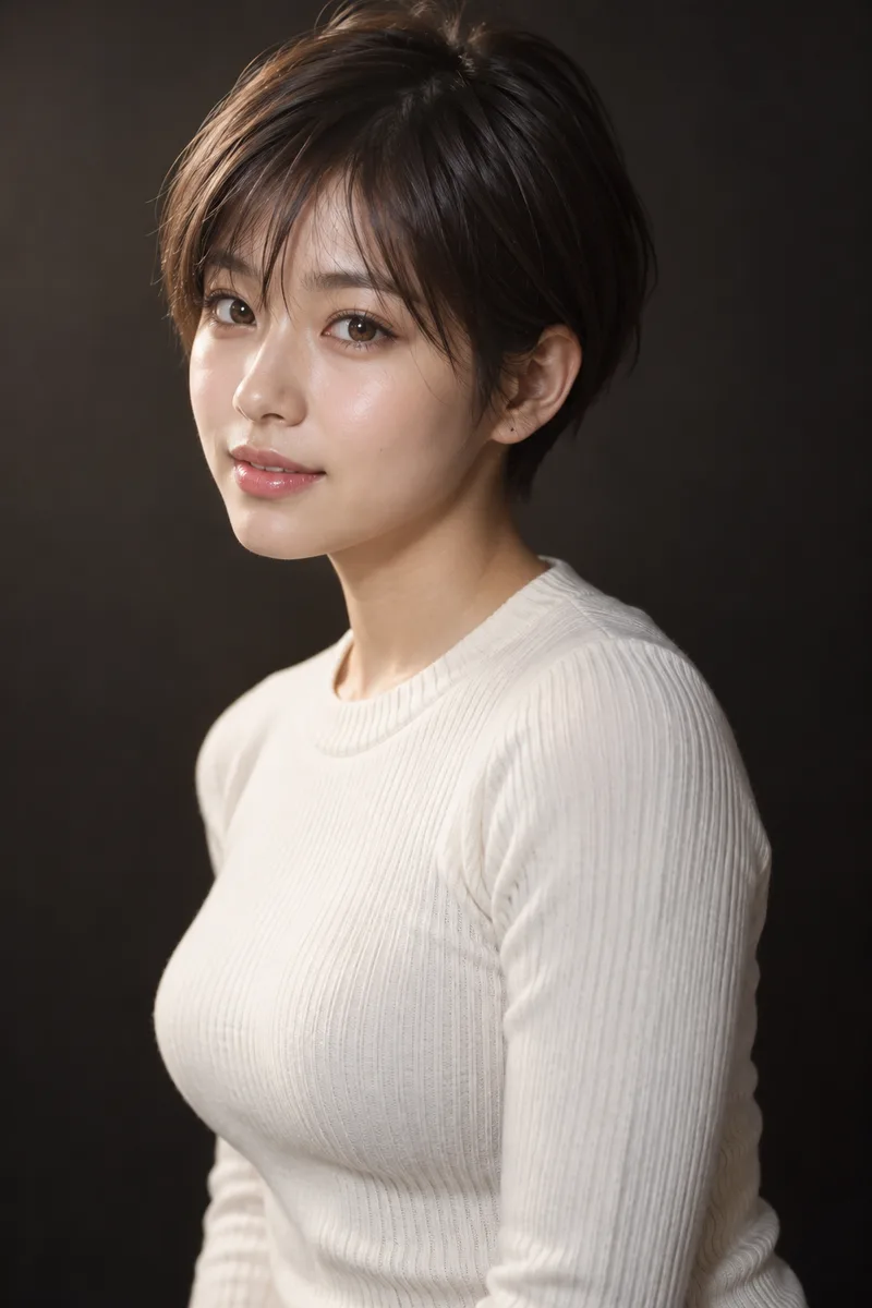 pixie cut を足して生成した例（3枚目）