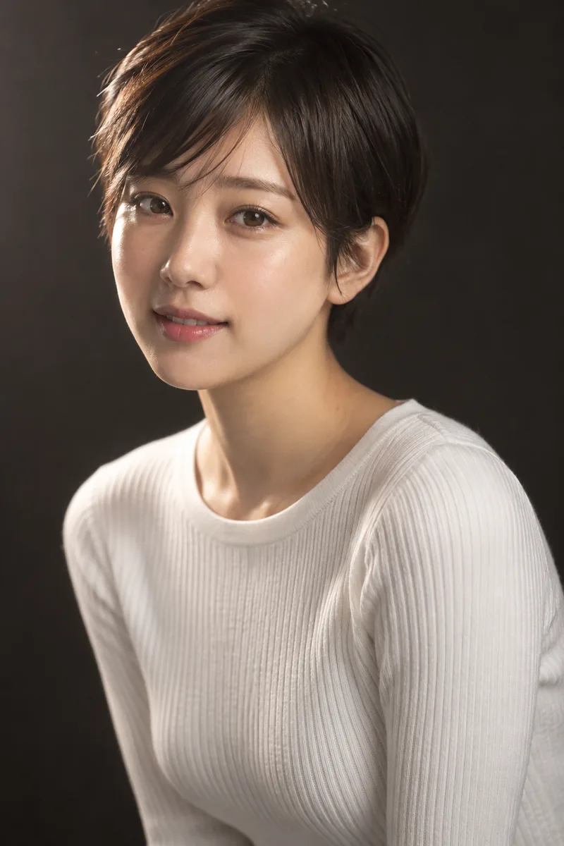 pixie cut を足して生成した例（4枚目）