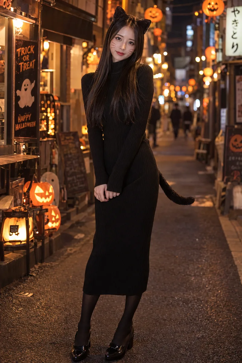 黒猫の生成例