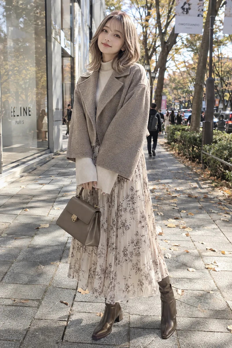 dressed in ryousangata fashion だけを足して生成した例（1枚目）