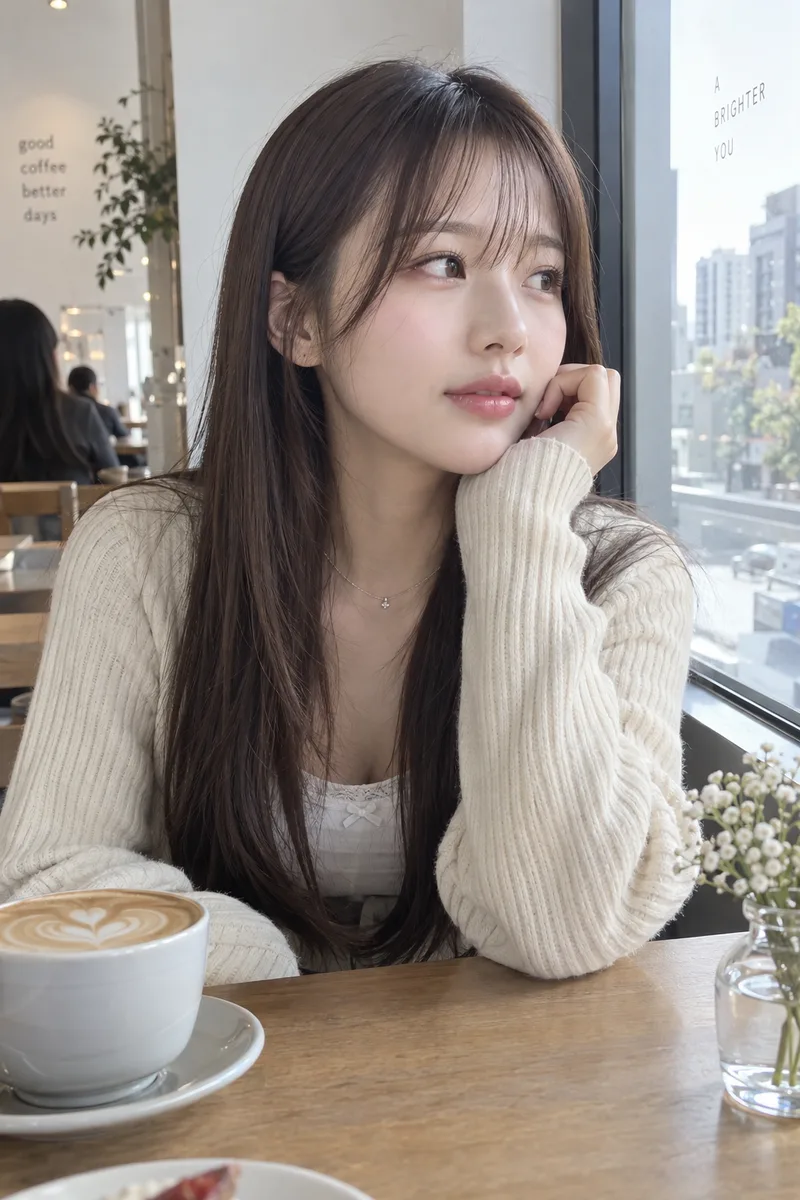 candid shot, unaware of the camera を足して生成した例（4枚目）