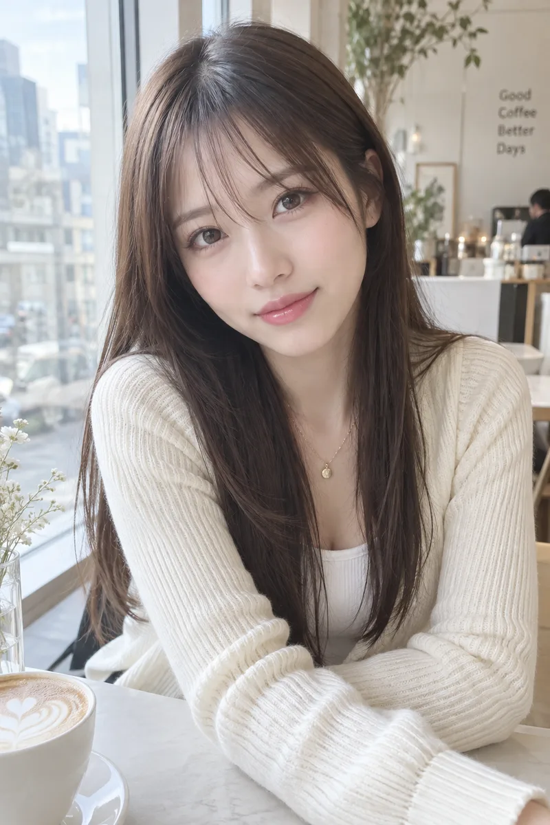 looking at viewer を足して生成した例（3枚目）