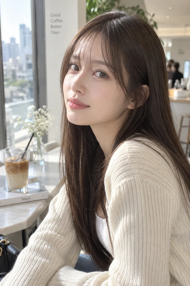 流し目の生成例