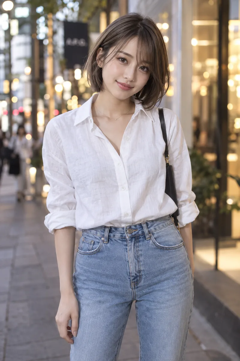 bokeh lights in the background を足して生成した例（3枚目）