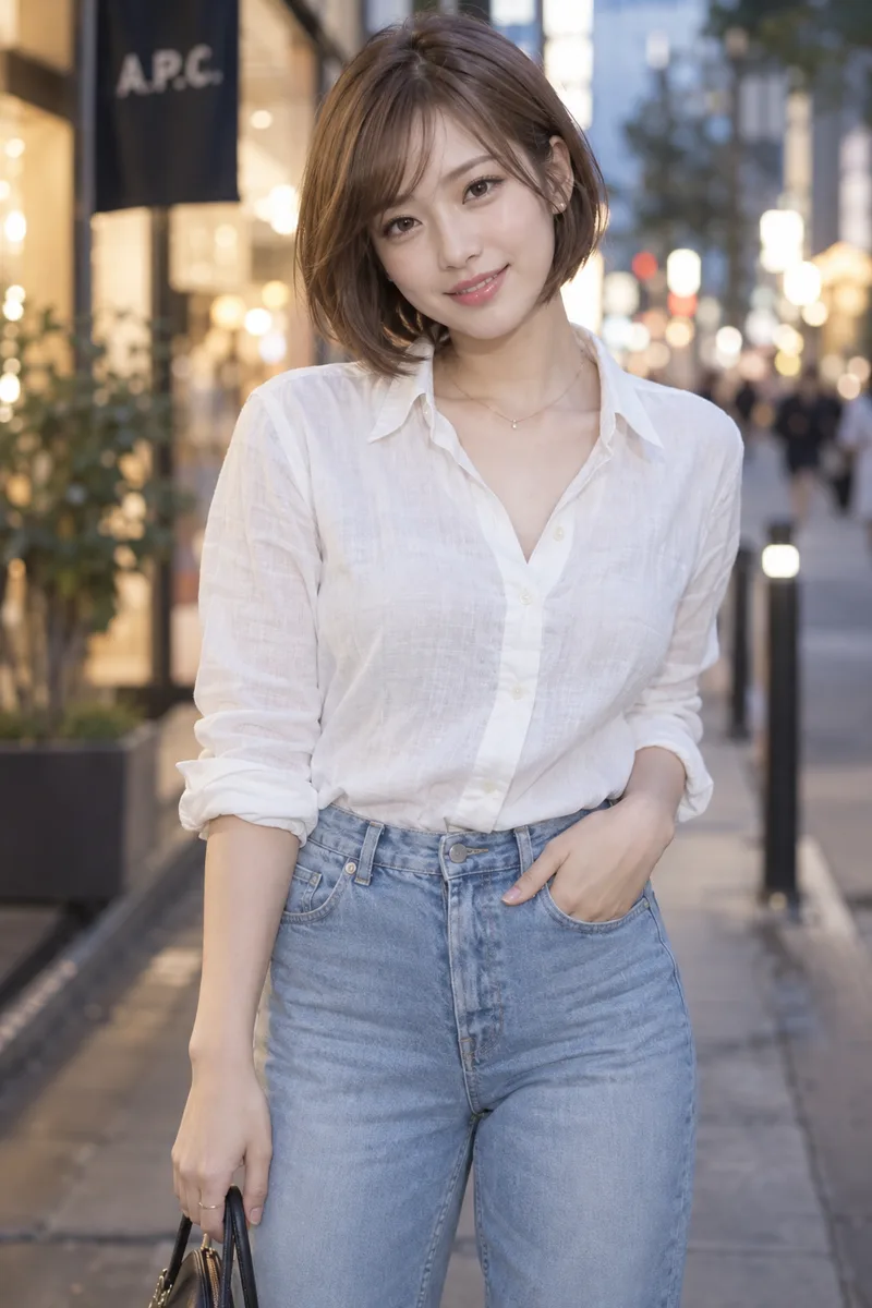bokeh lights in the background を足して生成した例（4枚目）