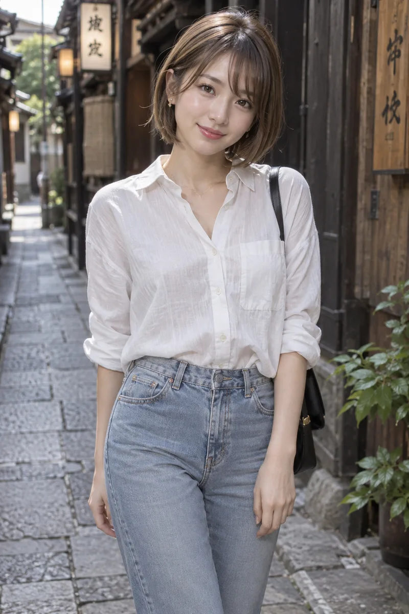 京都の路地の生成例