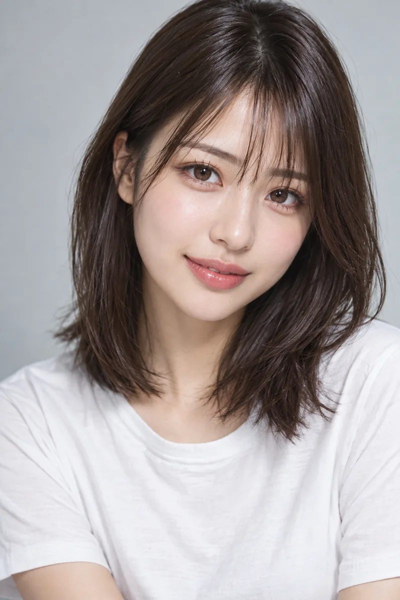 sharp jawline を足して生成した例（4枚目）