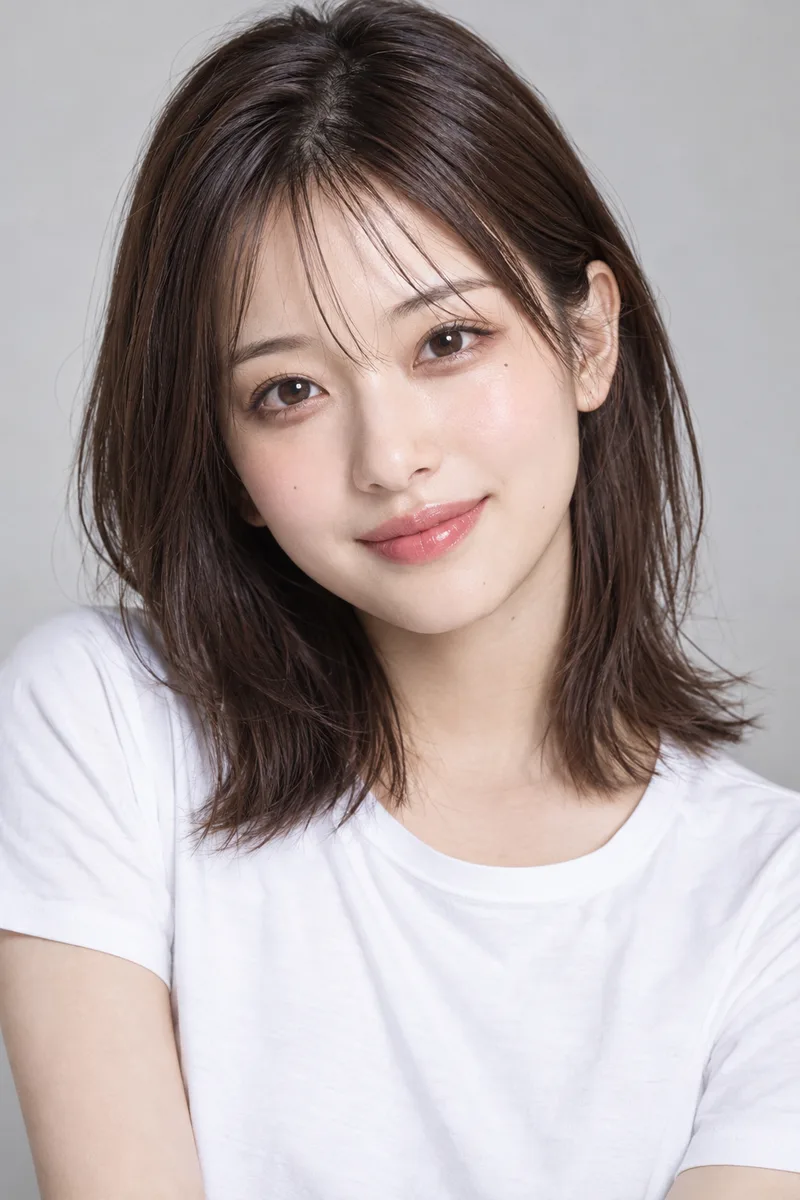 unique and distinctive facial features を足して生成した例（1枚目）