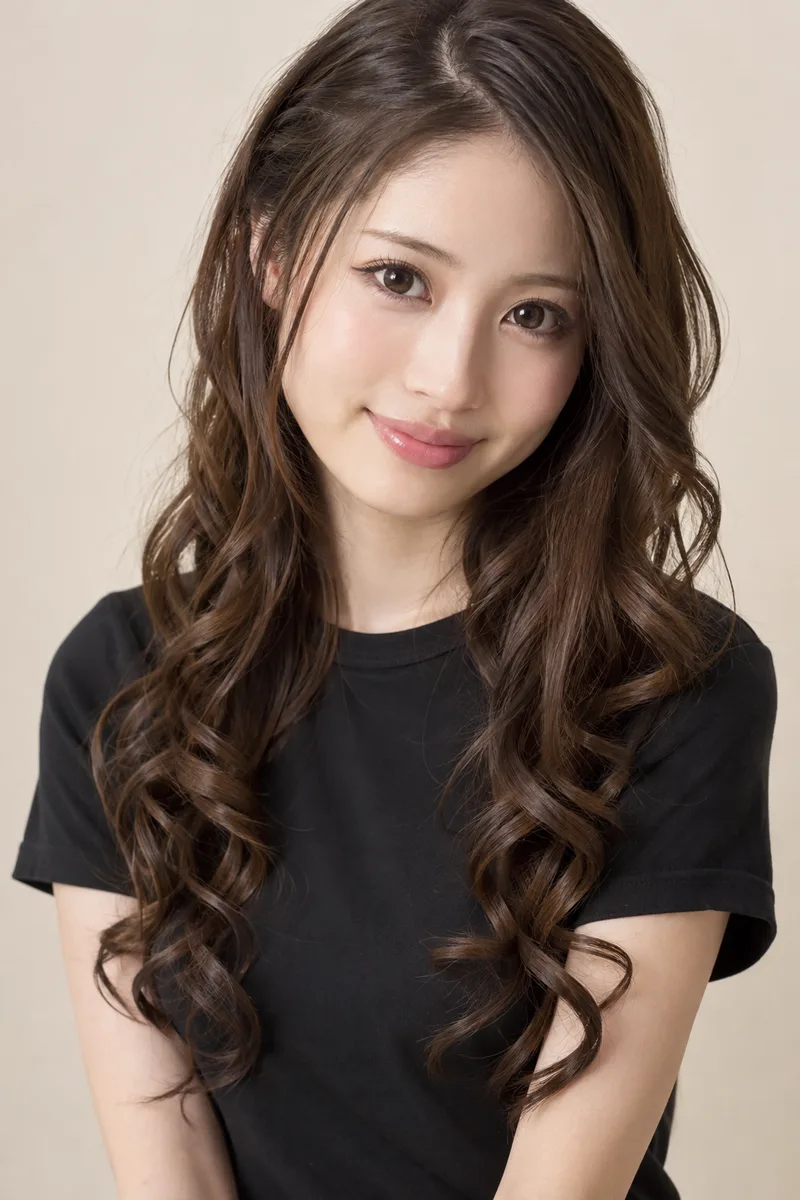 with long drill curls を足して生成した例（1枚目）
