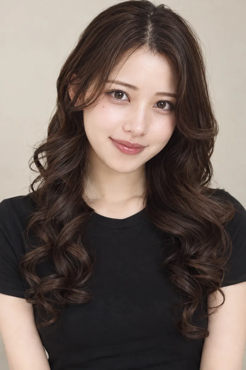 with long drill curls を足して生成した例（2枚目）