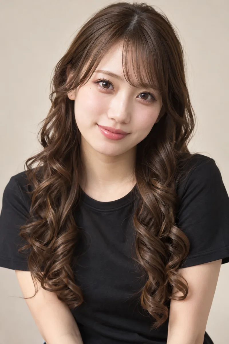 with long drill curls を足して生成した例（4枚目）