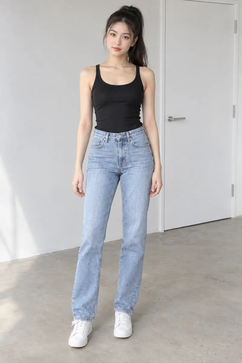 tall slim model figureで生成した例（3枚目）
