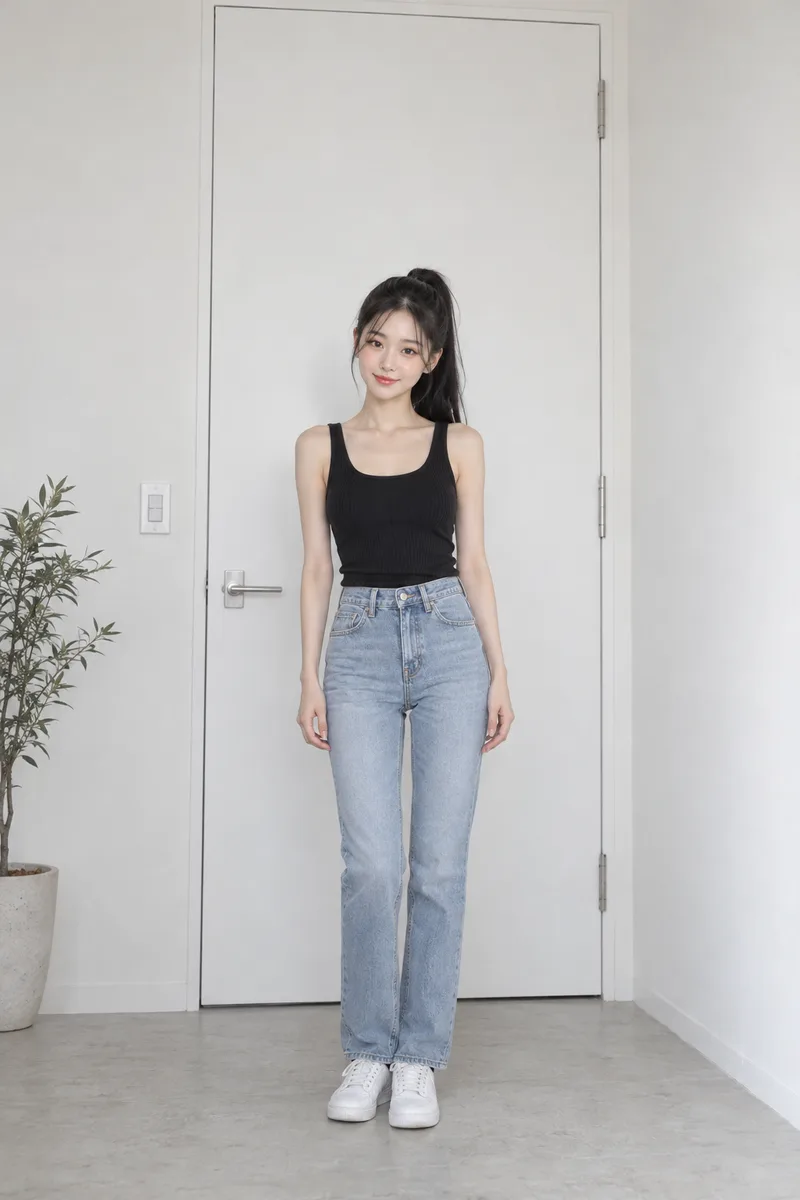 小柄で華奢の生成例