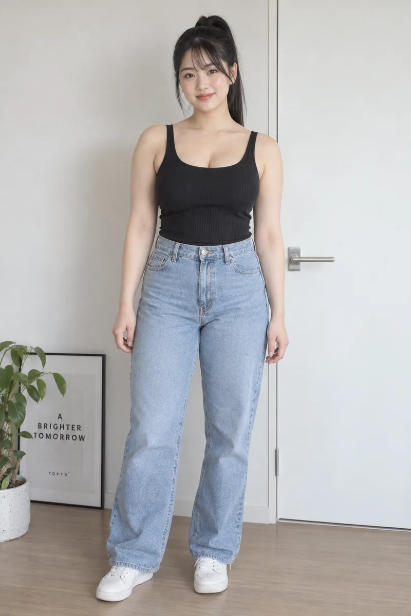 slightly chubbyで生成した例（2枚目）
