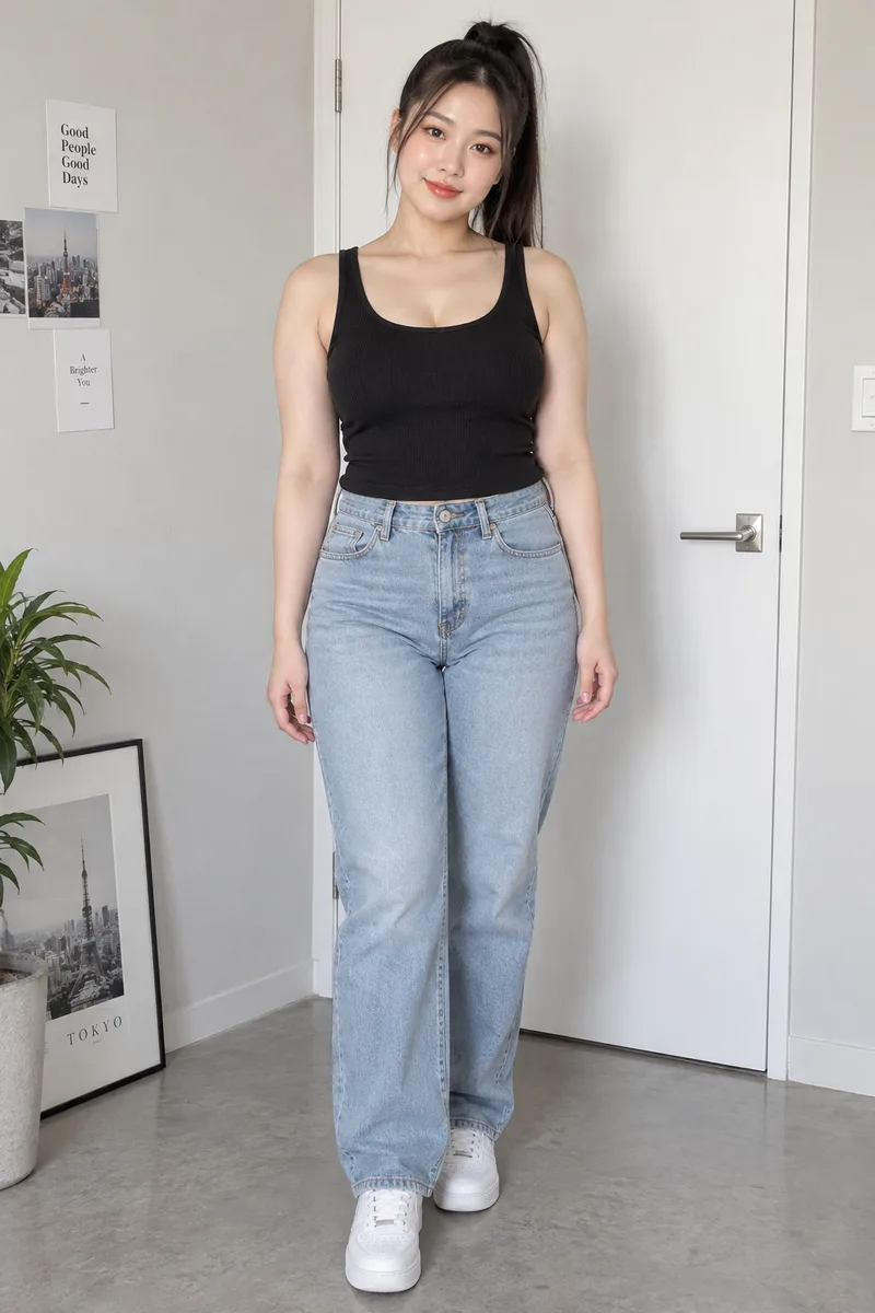 slightly chubbyで生成した例（3枚目）