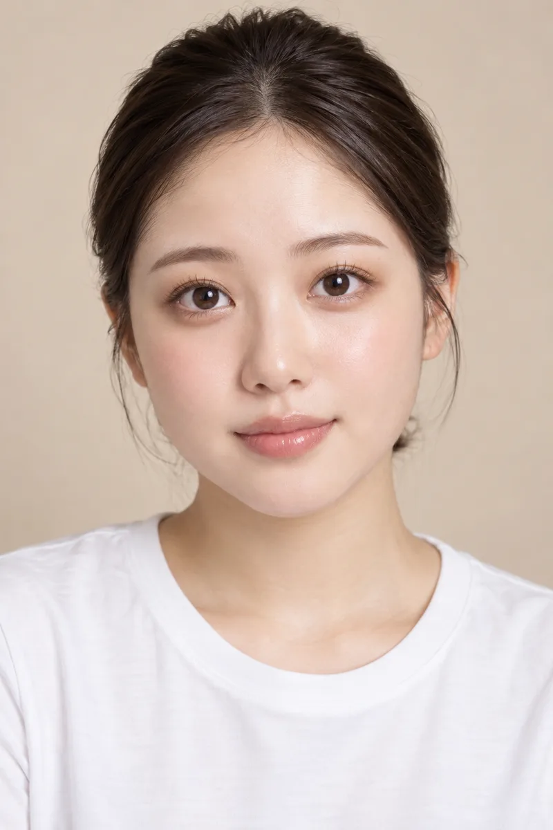 童顔の生成例